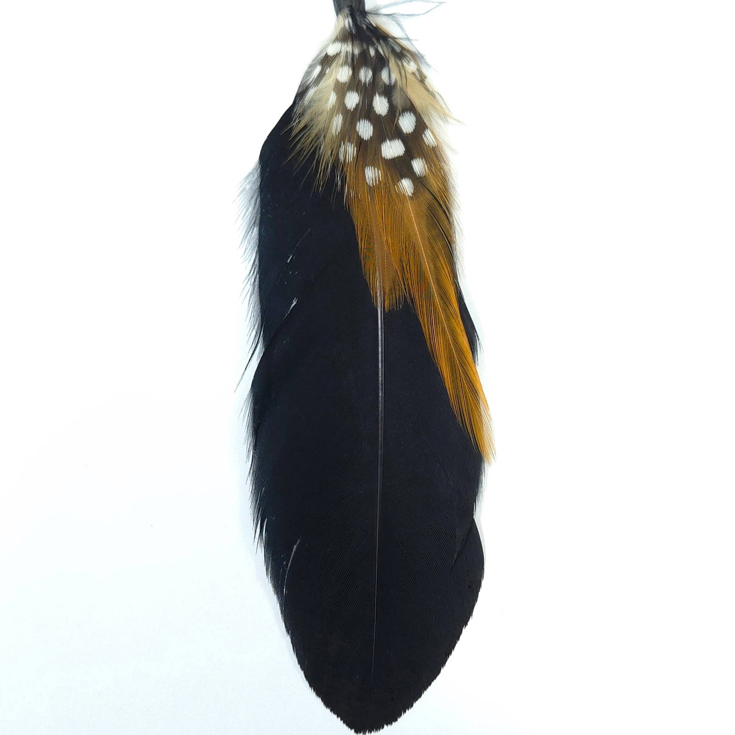 Greater Goods Imports- HT0076 GH1213 FEATHER: YELLOW