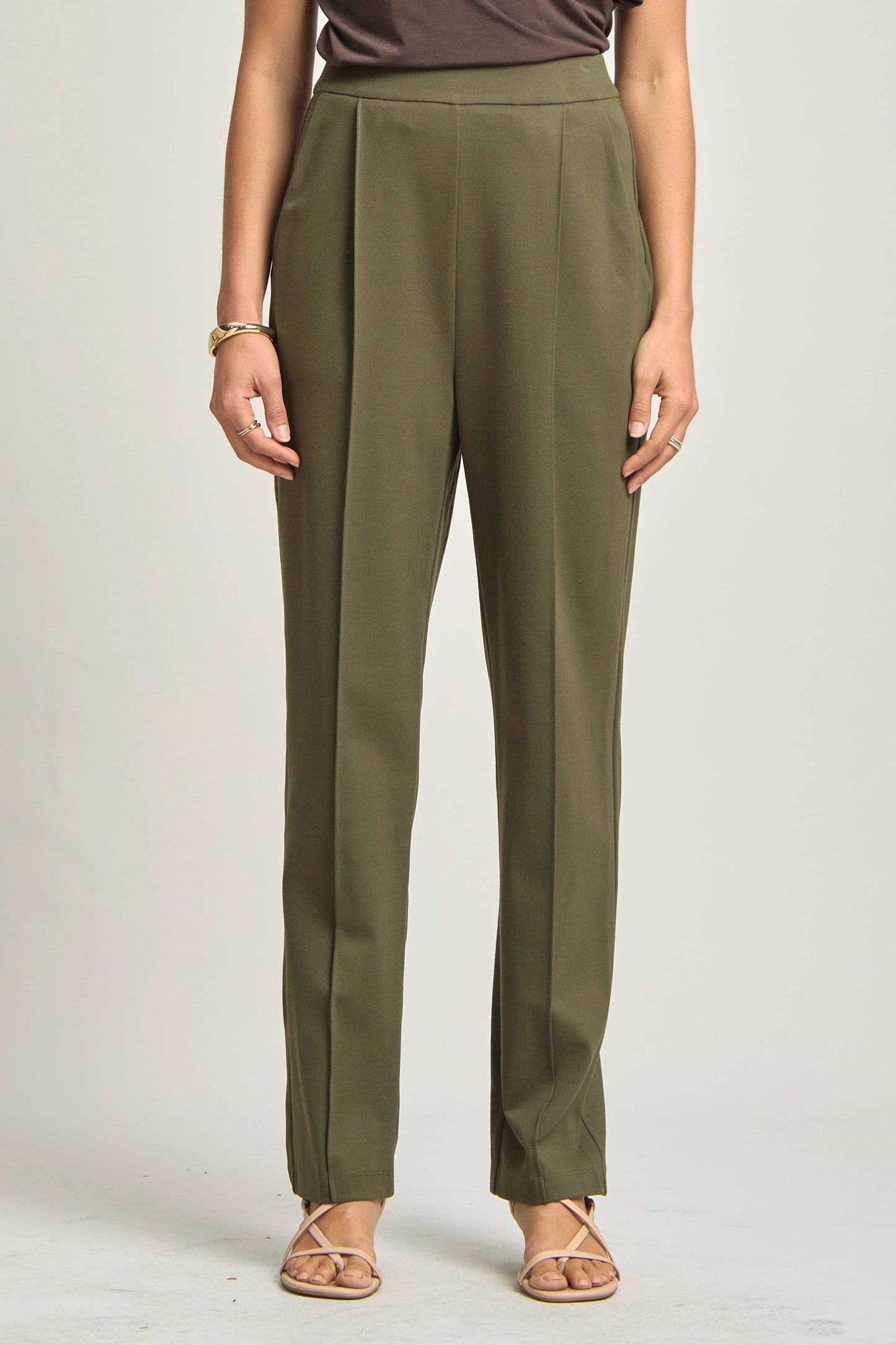 Dear Scarlett - Magic High-Rise Barrel Pants: Black / S