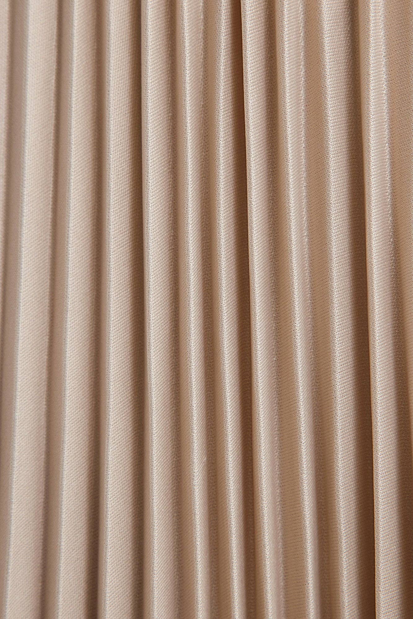 Touché Privé - PLEATED SKIRT - MAXI LENGTH, HIGH WAIST: Beige OS/2-12