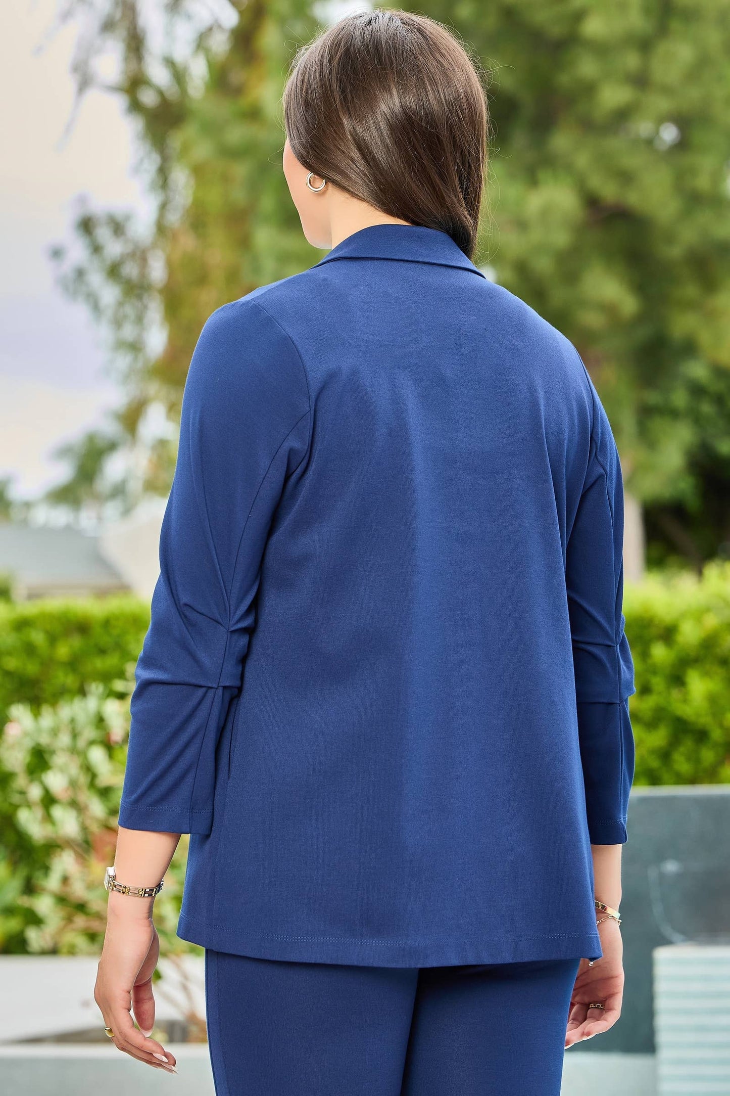 Dear Scarlett - Magic 3/4 Blazer MDS BLAZER: Navy / L