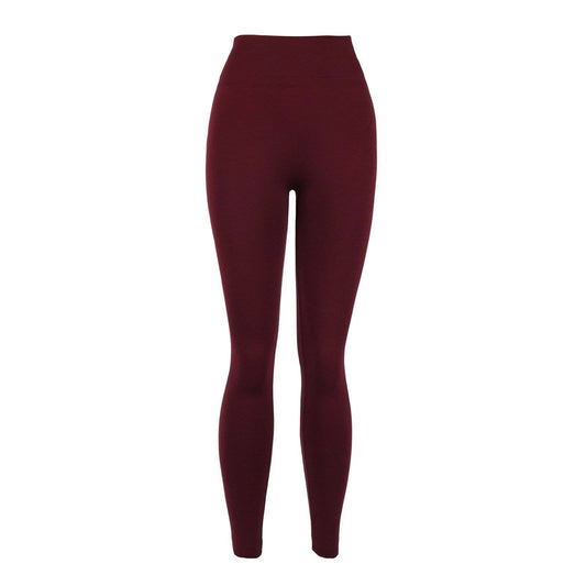 DM Merchandising - Britt's Knits Fleece Lined Leggings Open Stock: Burgundy / Small/ Medium