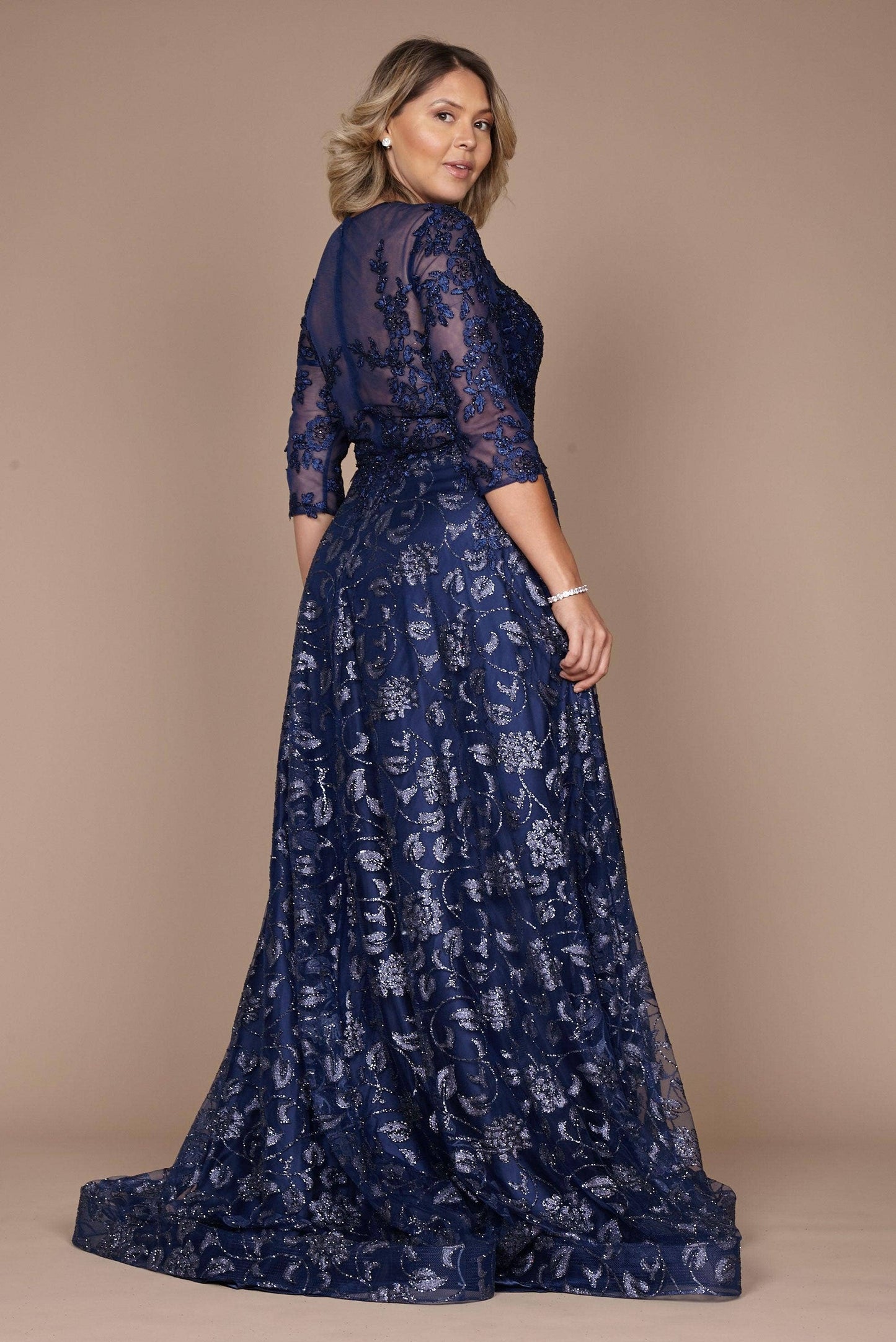 Kos Couture - Long Formal Evening Dress  Wholesale: Black / L