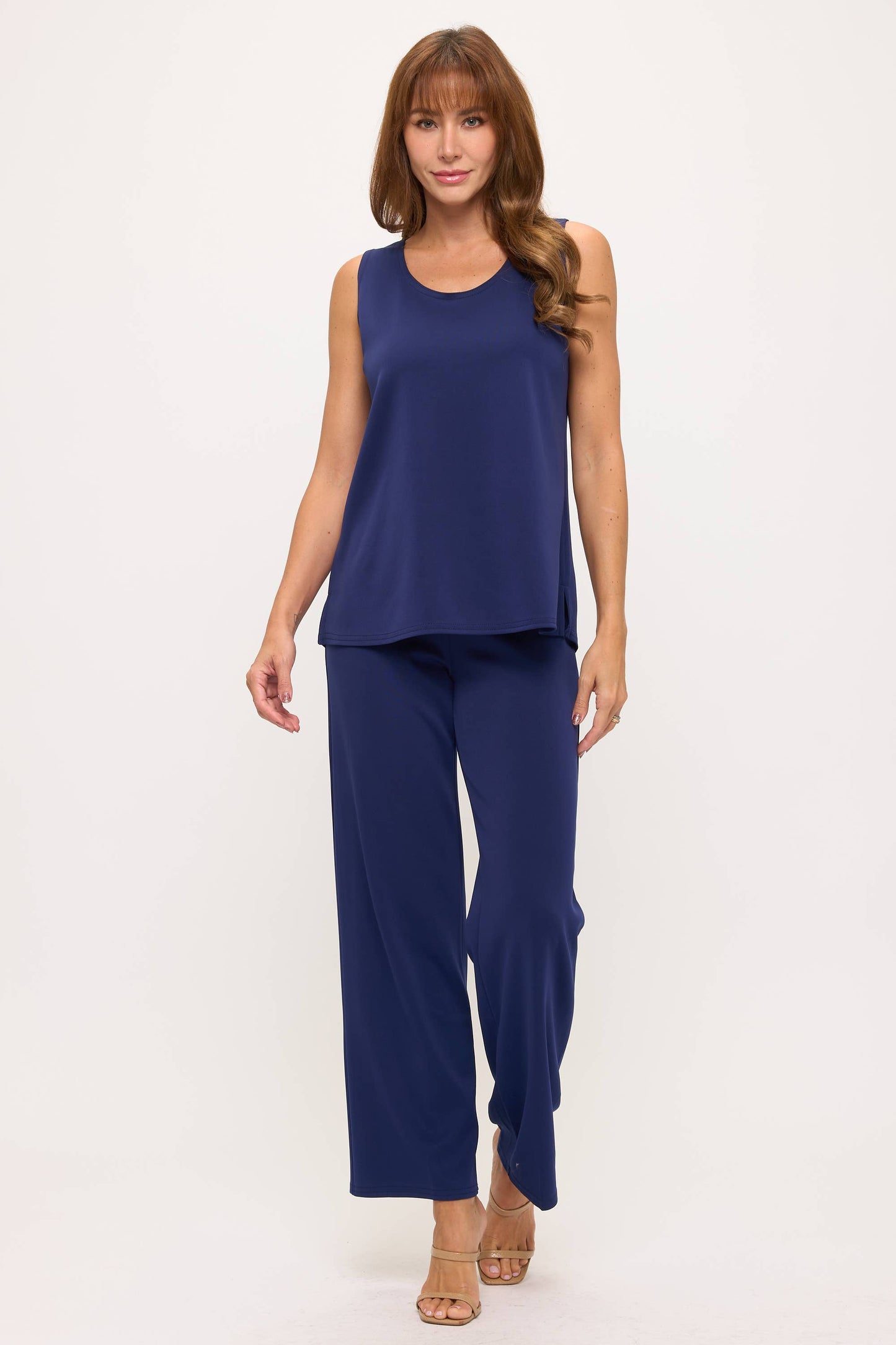 Jostar - Damboru Wide Leg Pants-5042DB-ARS1: Navy