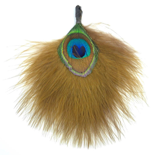 Greater Goods Imports- HT0083 GH1220 FEATHER: BROWN