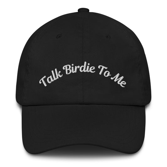 Talk Birdie To Me Embroidered Golf Hat for Women