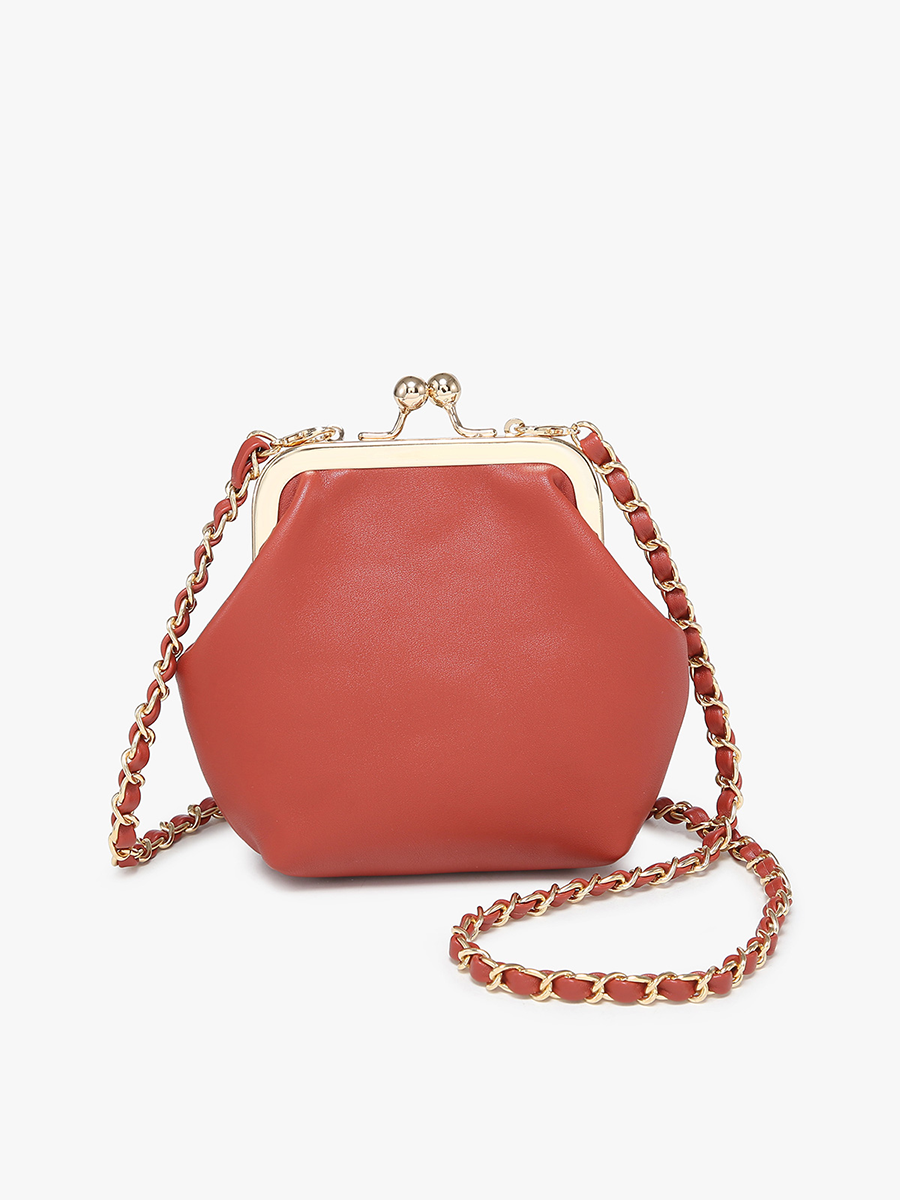 Jen & Co. - CP2338 Cleo Coin Pouch Crossbody: Pearl
