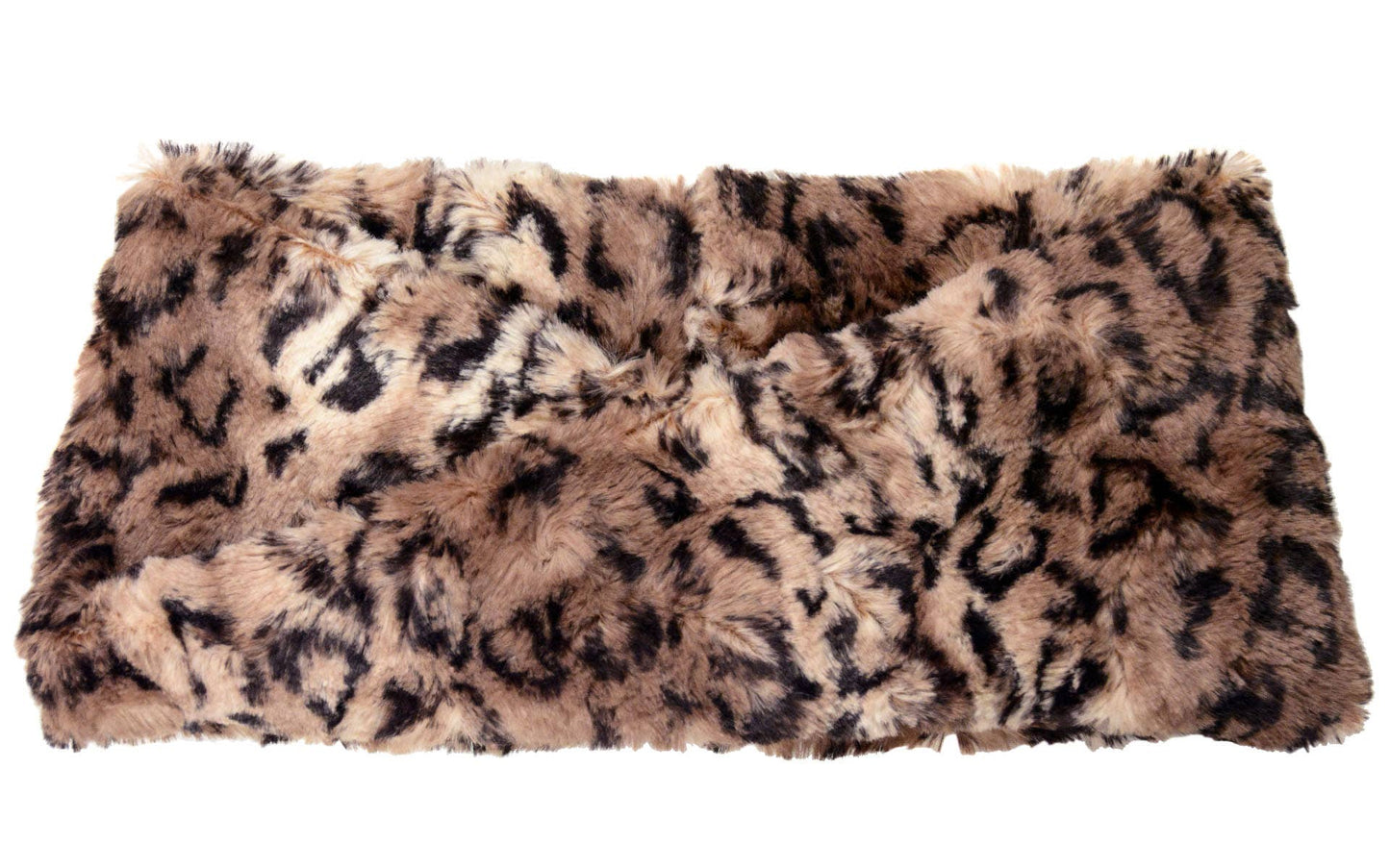 Headband: Faux Fur 100% Polyester / Headband with Twist / Red Fox