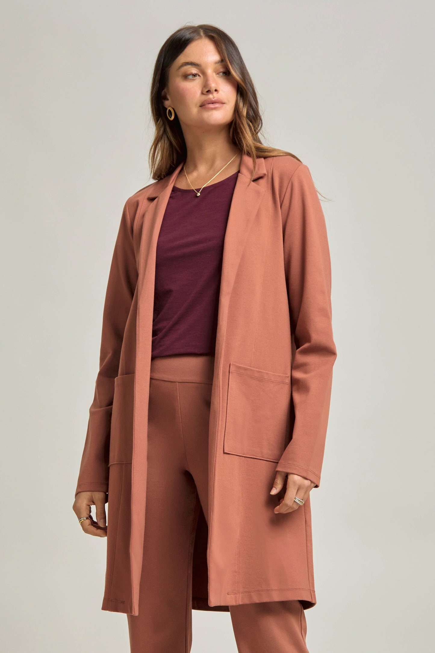Dear Scarlett - Magic Chic Midi Jacket: Black