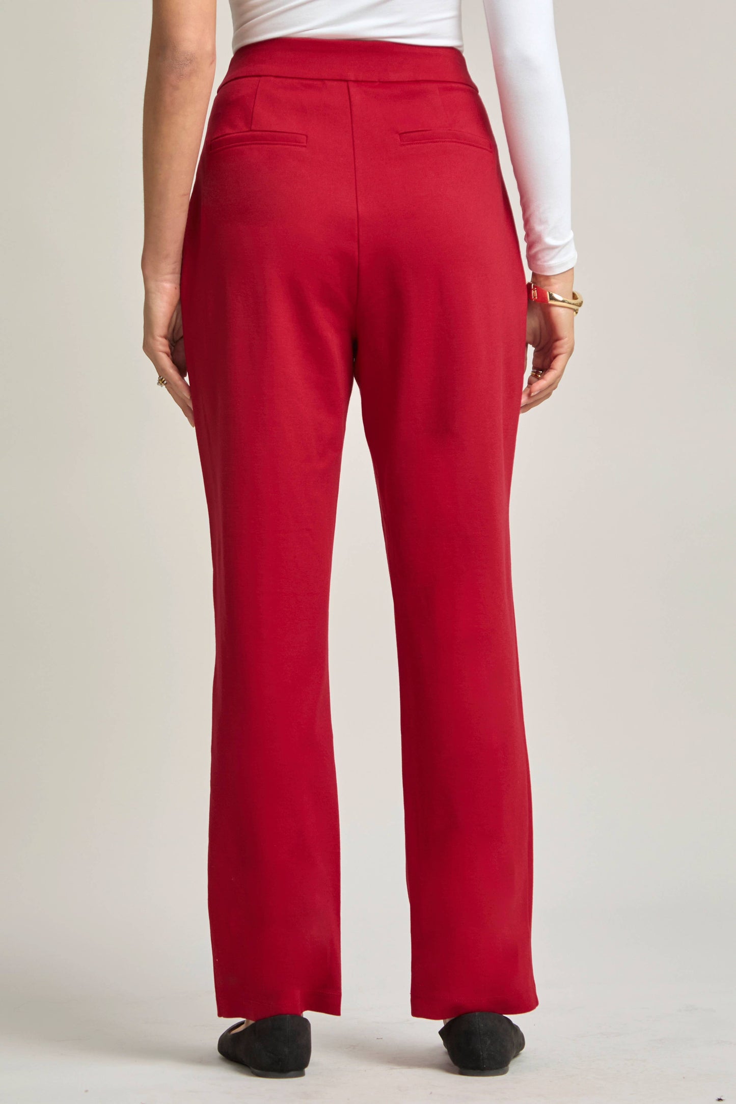 Dear Scarlett - Magic High-Rise Barrel Pants: Black / S