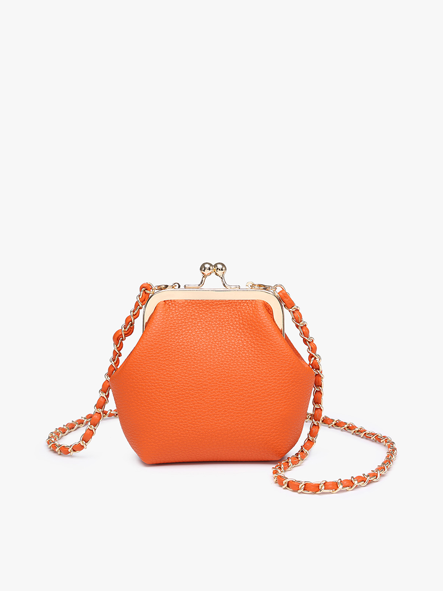 Jen & Co. - CP2338 Cleo Coin Pouch Crossbody: Orange