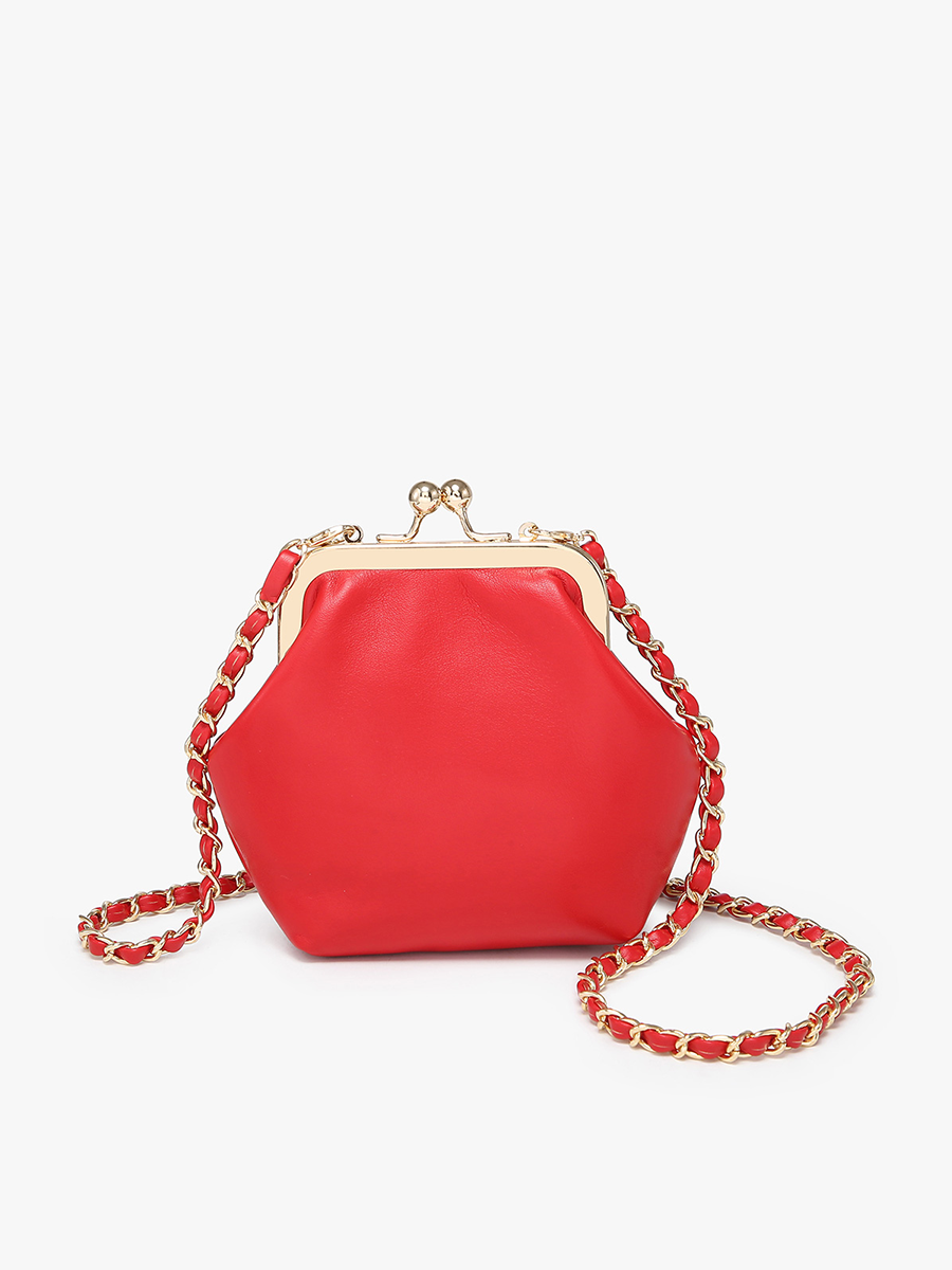 Jen & Co. - CP2338 Cleo Coin Pouch Crossbody: Pearl