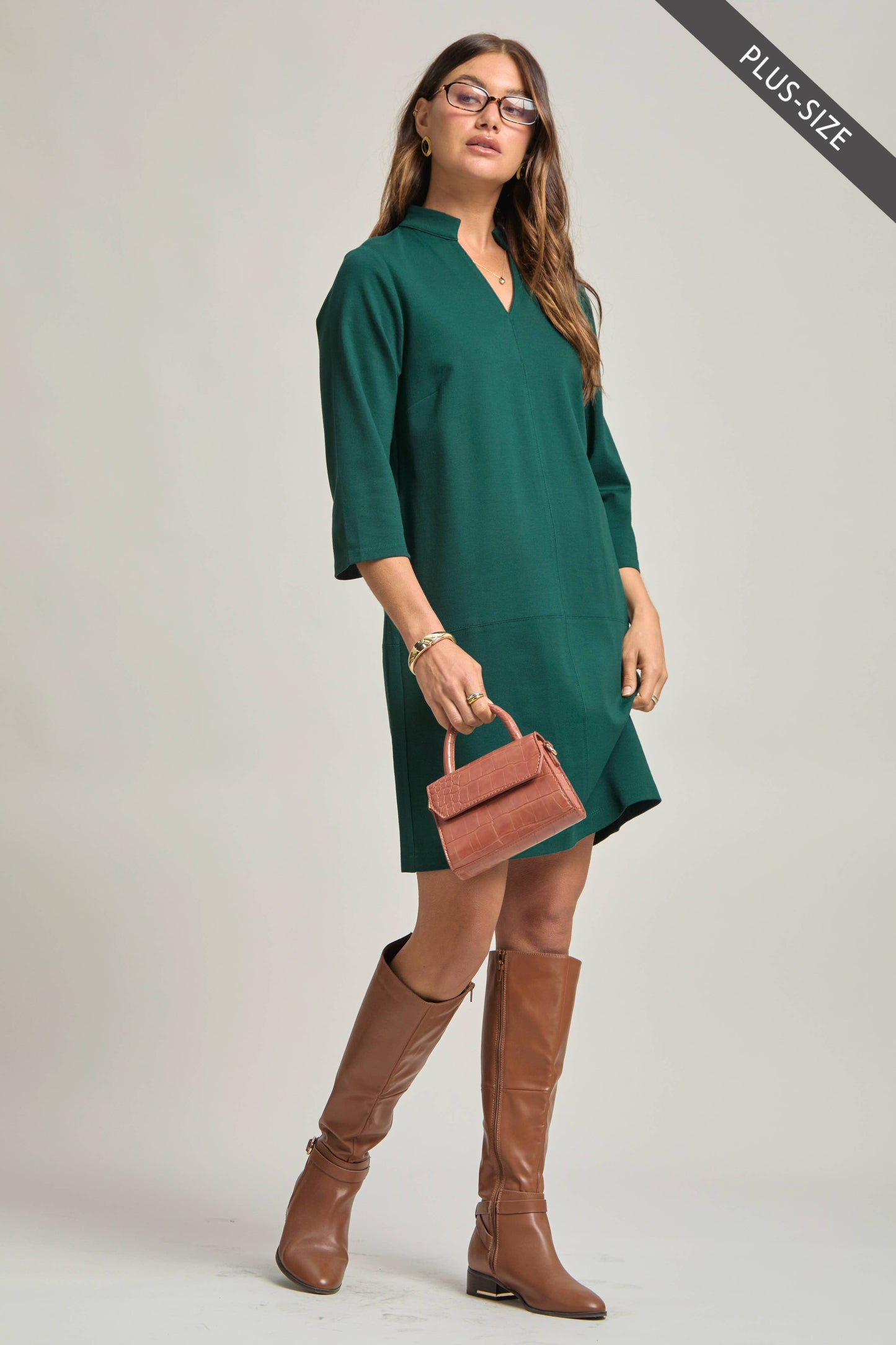 Dear Scarlett - PLUS SIZE Magic  A-Line Dress: Red