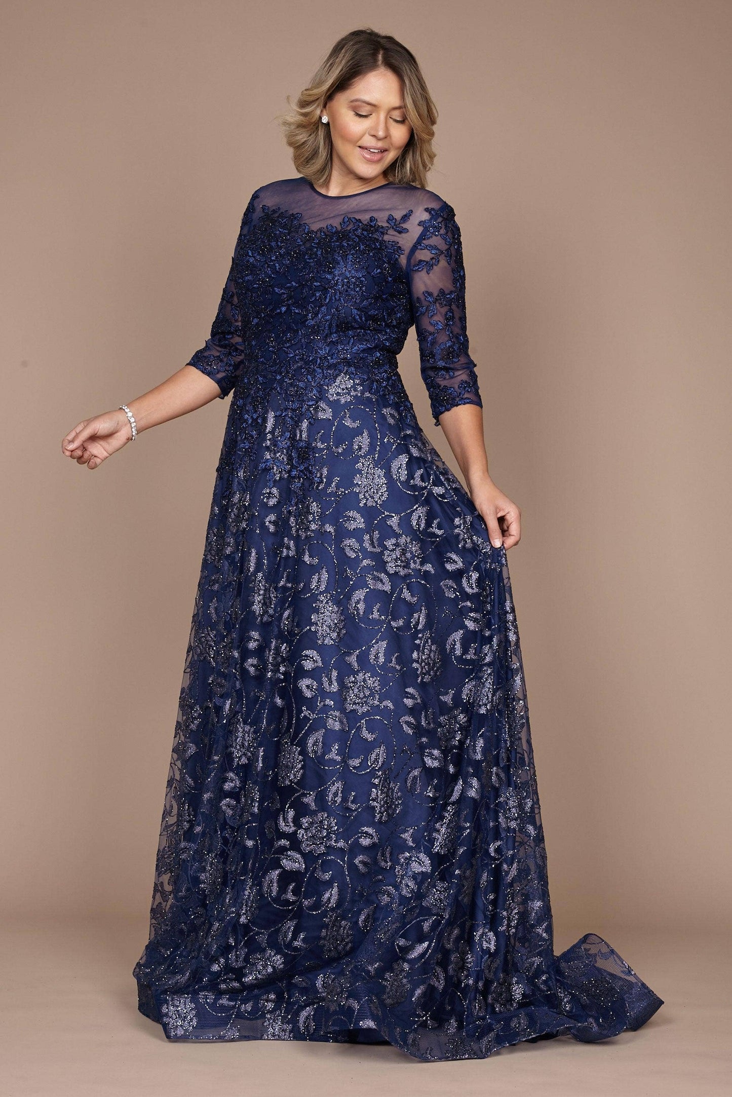 Kos Couture - Long Formal Evening Dress  Wholesale: Black / L