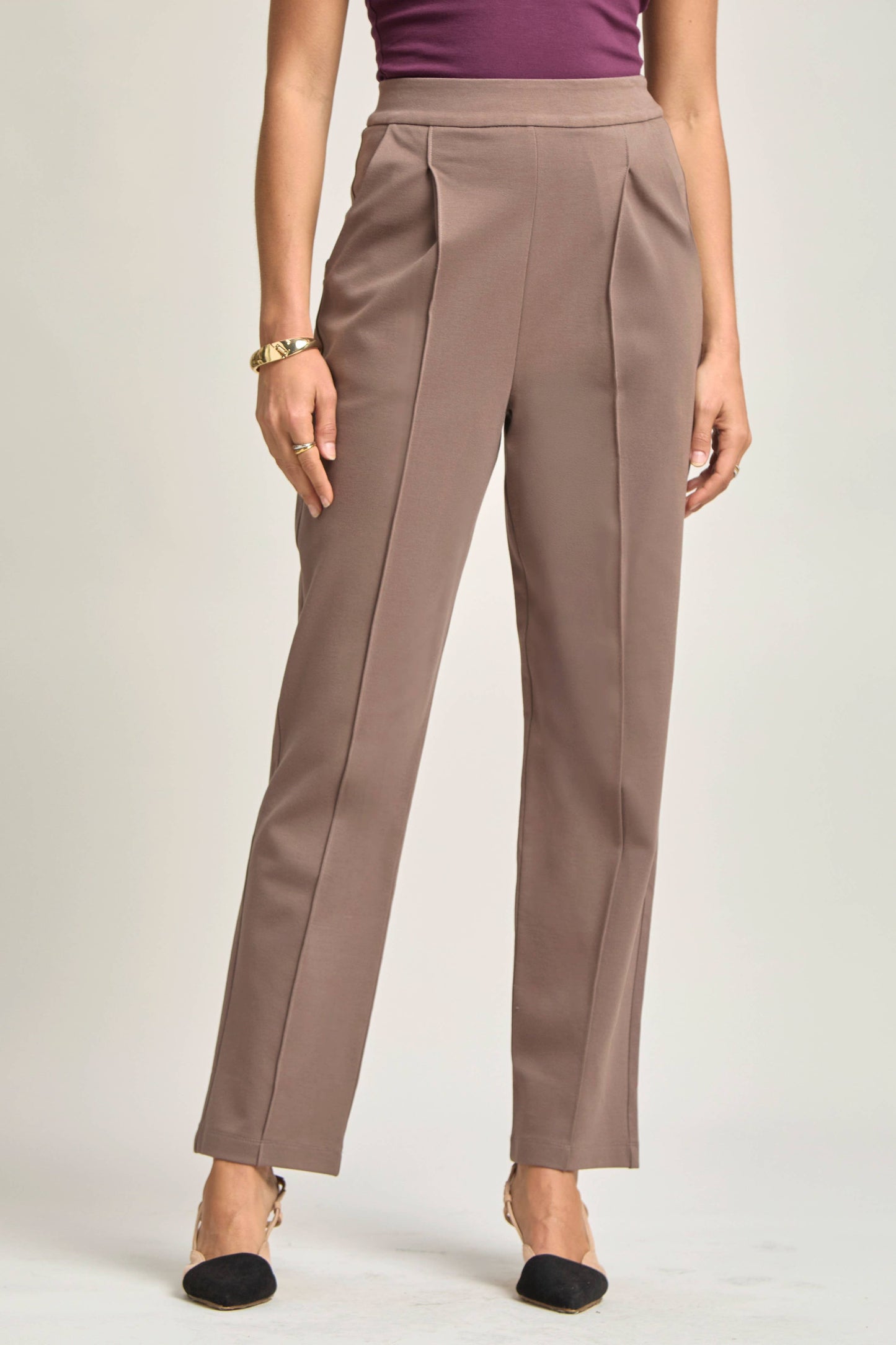 Dear Scarlett - Magic High-Rise Barrel Pants: Black / M