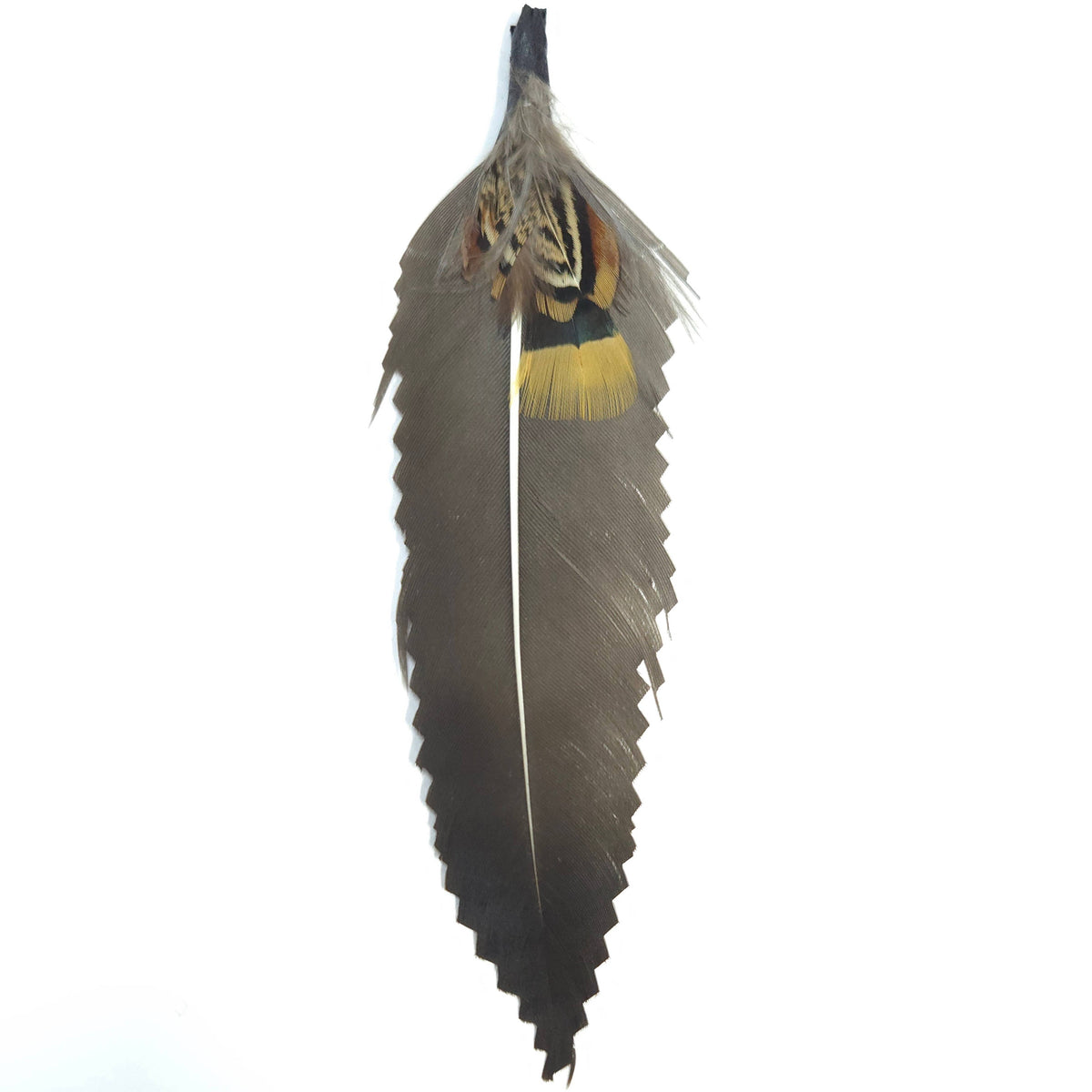 Greater Goods Imports- HT0080 GH1217 FEATHER: RED