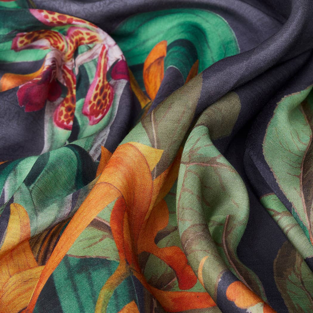 Powder Design inc - US - Botany Bliss in Charcoal Kimono Jacket