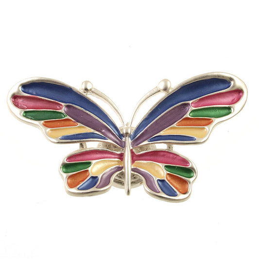 Origin Jewelry - Magnetic Butterfly Brooch in Multi-Tone (Purp/Blue/Pink/Ylw)
