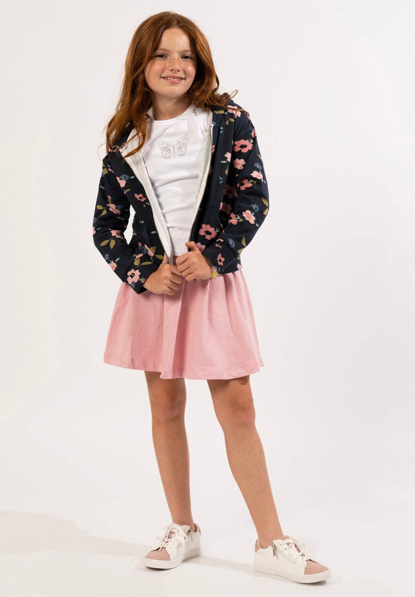 Kidpik - Jessica Pleated Skort: Aqua Haze / S-XXL