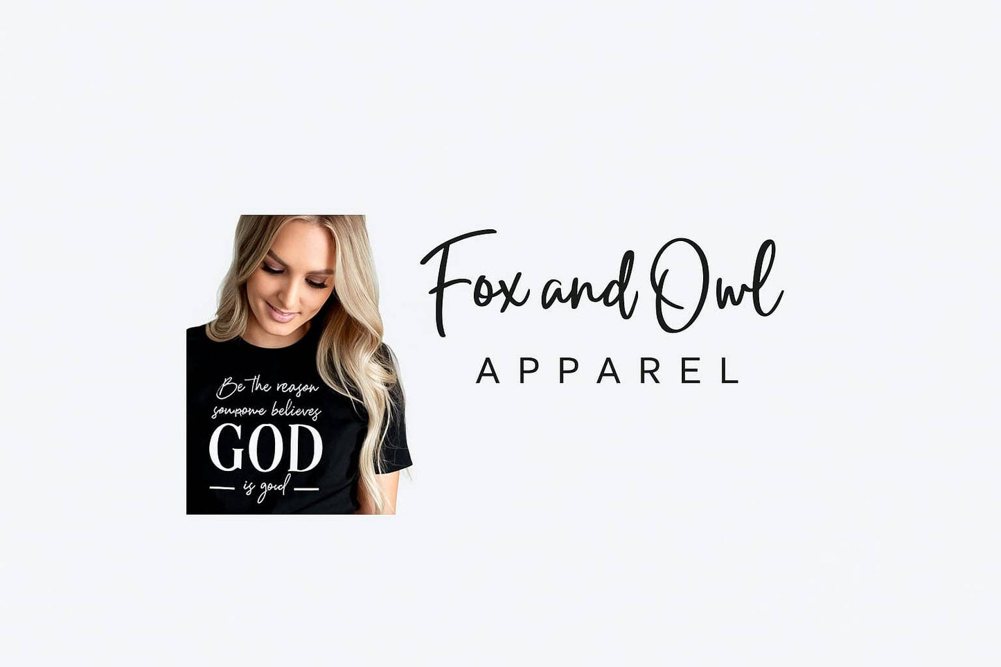 Fox&Owl Gold Cross Black Cozy Faith Sweatshirt