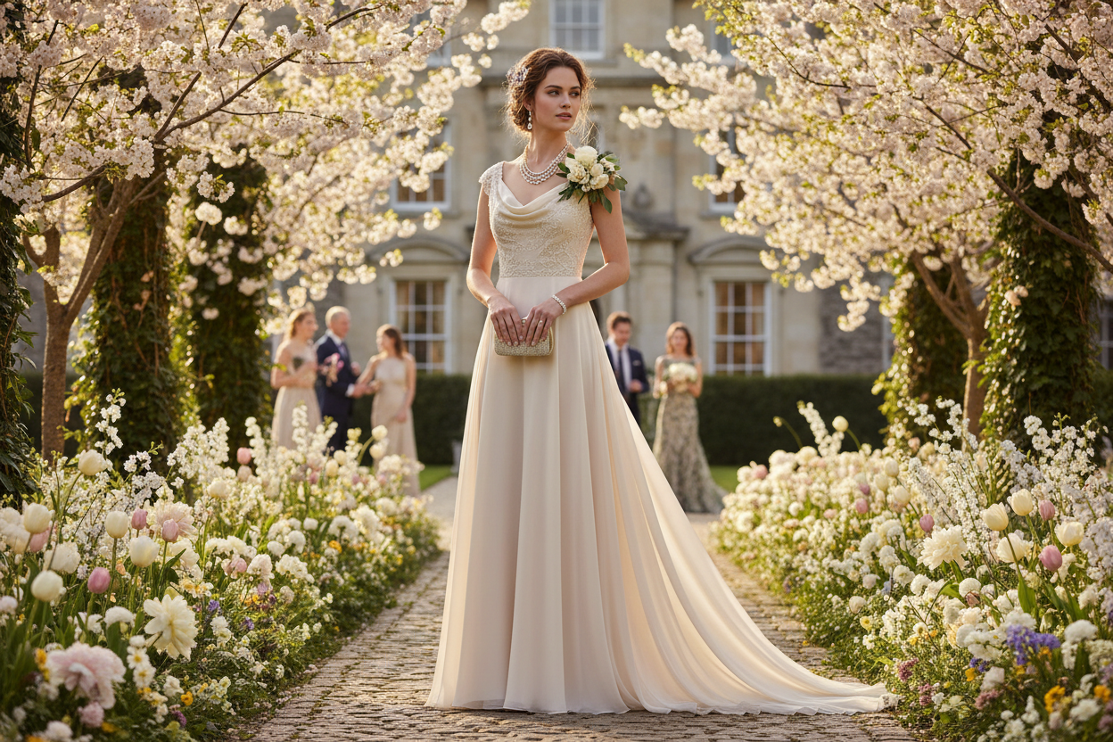 Mother of the Bride - Champagne Dress