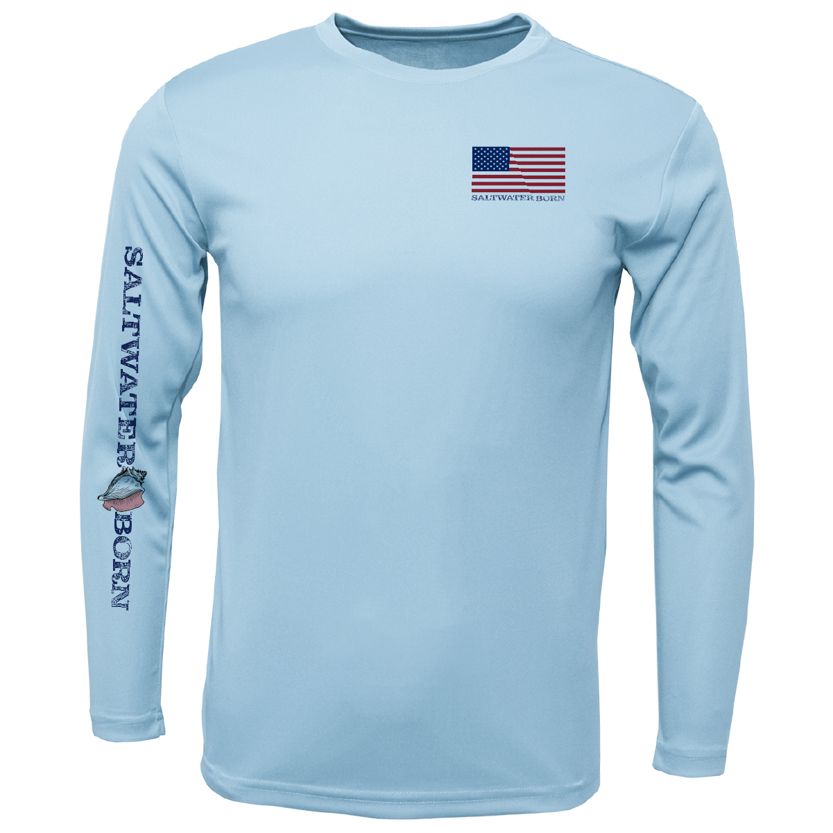 USA Grouper Long Sleeve UPF 50+ Dry-Fit Shirt