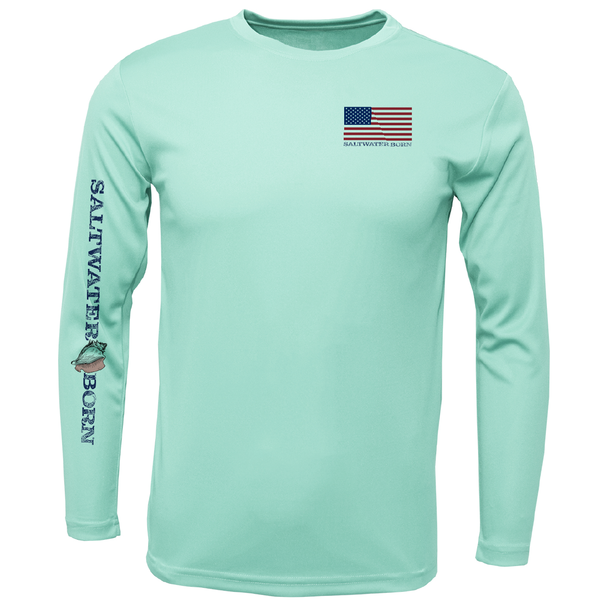 USA Tarpon Long Sleeve UPF 50+ Dry-Fit Shirt