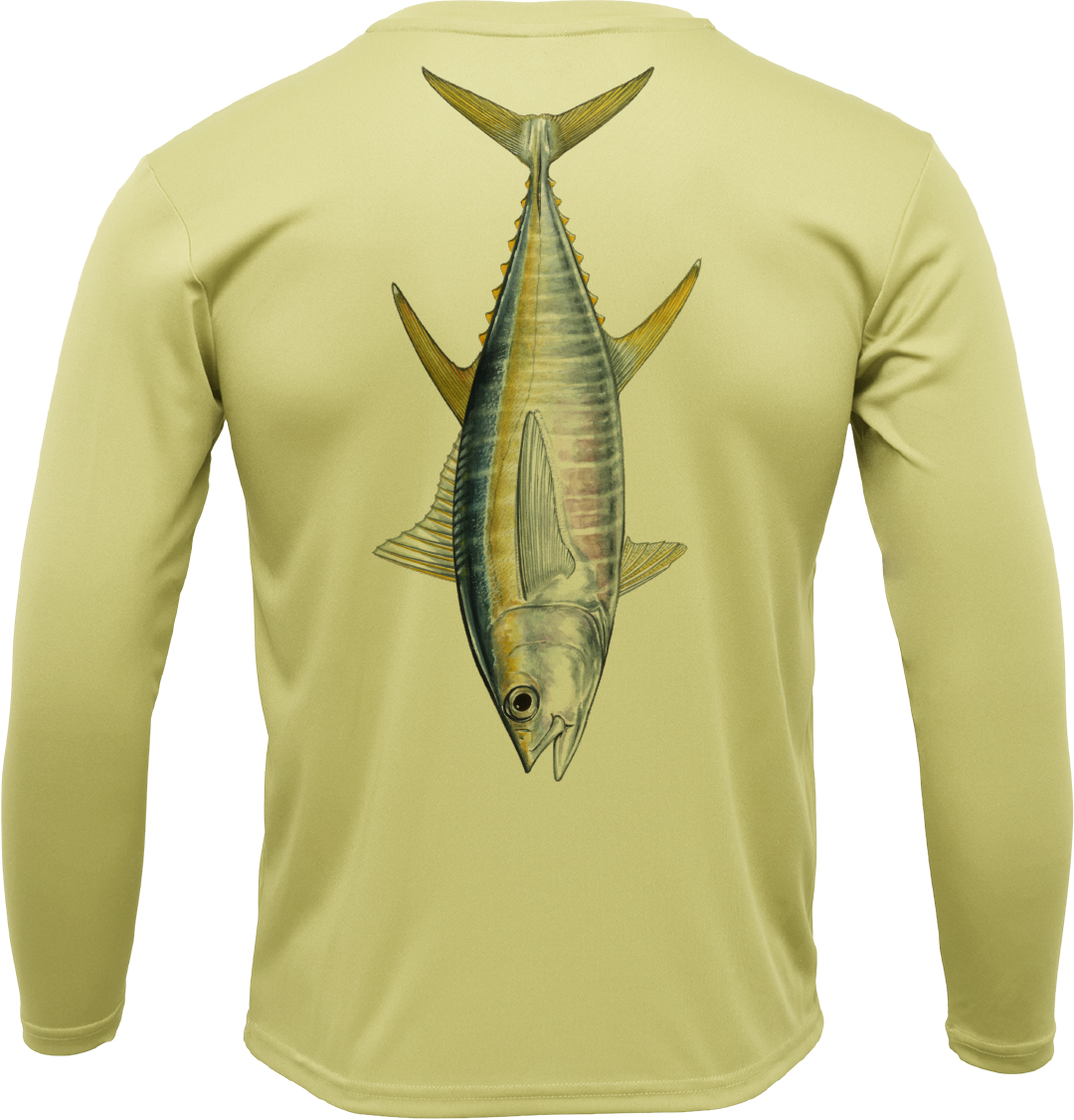 Bimini, Bahamas Tuna Long Sleeve UPF 50+ Dry-Fit Shirt
