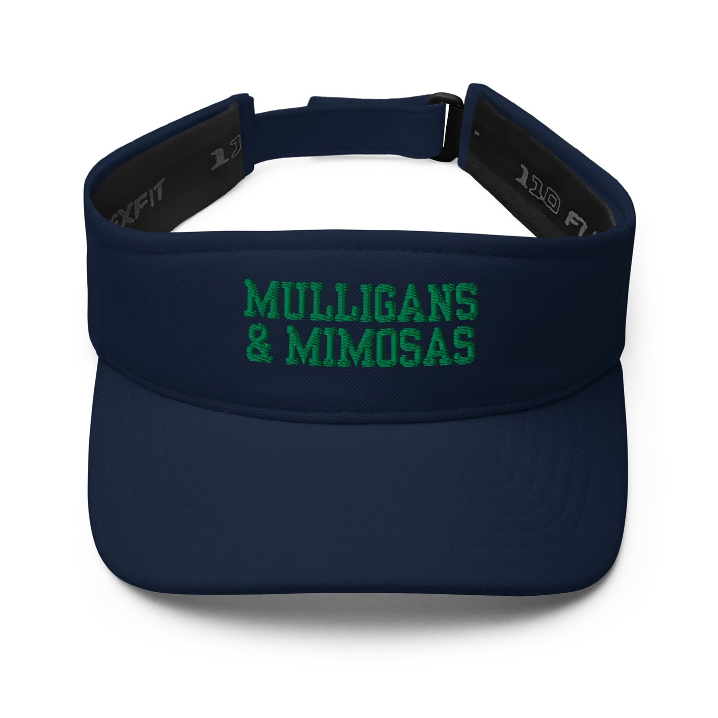 Mulligans & Mimosas Embroidered Golf Visor for Women
