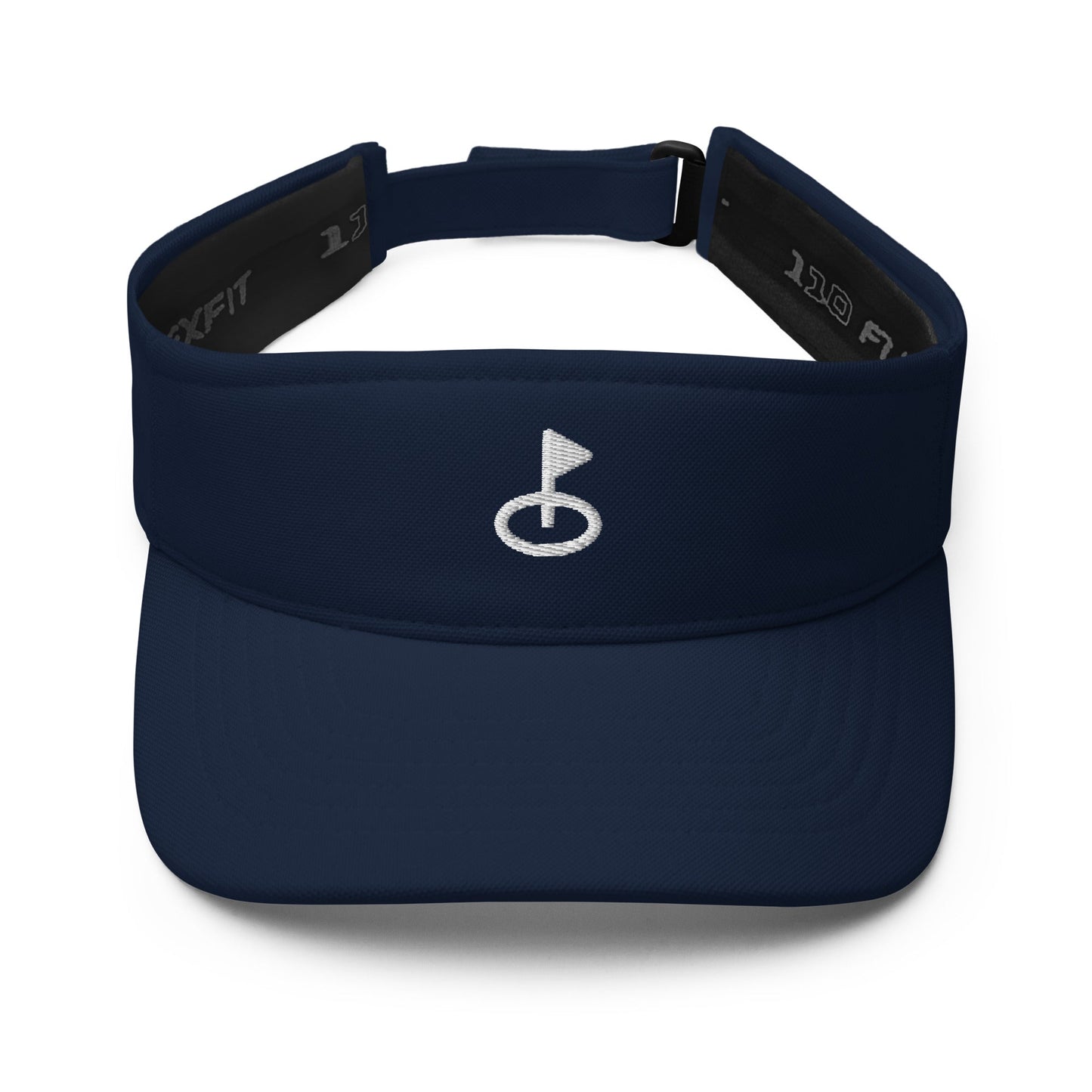 Embroidered Golf Flag Visor – Minimalist Women’s Golf Hat