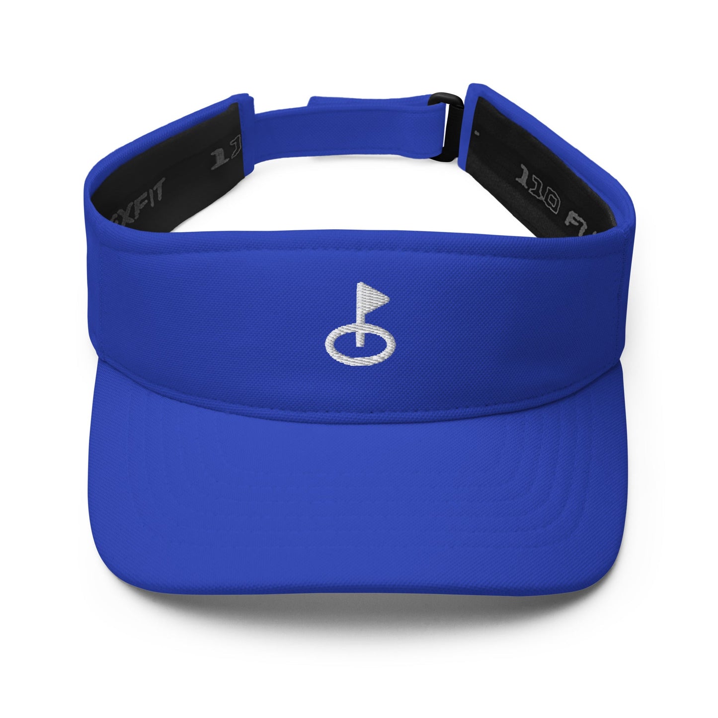 Embroidered Golf Flag Visor – Minimalist Women’s Golf Hat