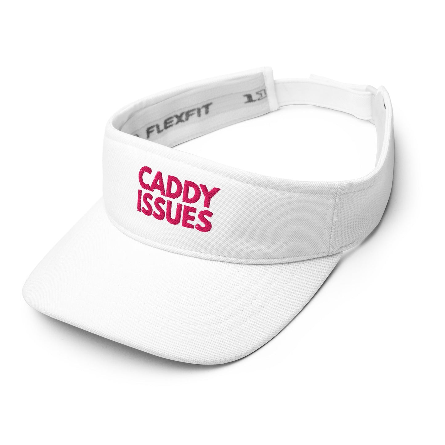 Caddy Issues Embroidered Golf Visor for Women