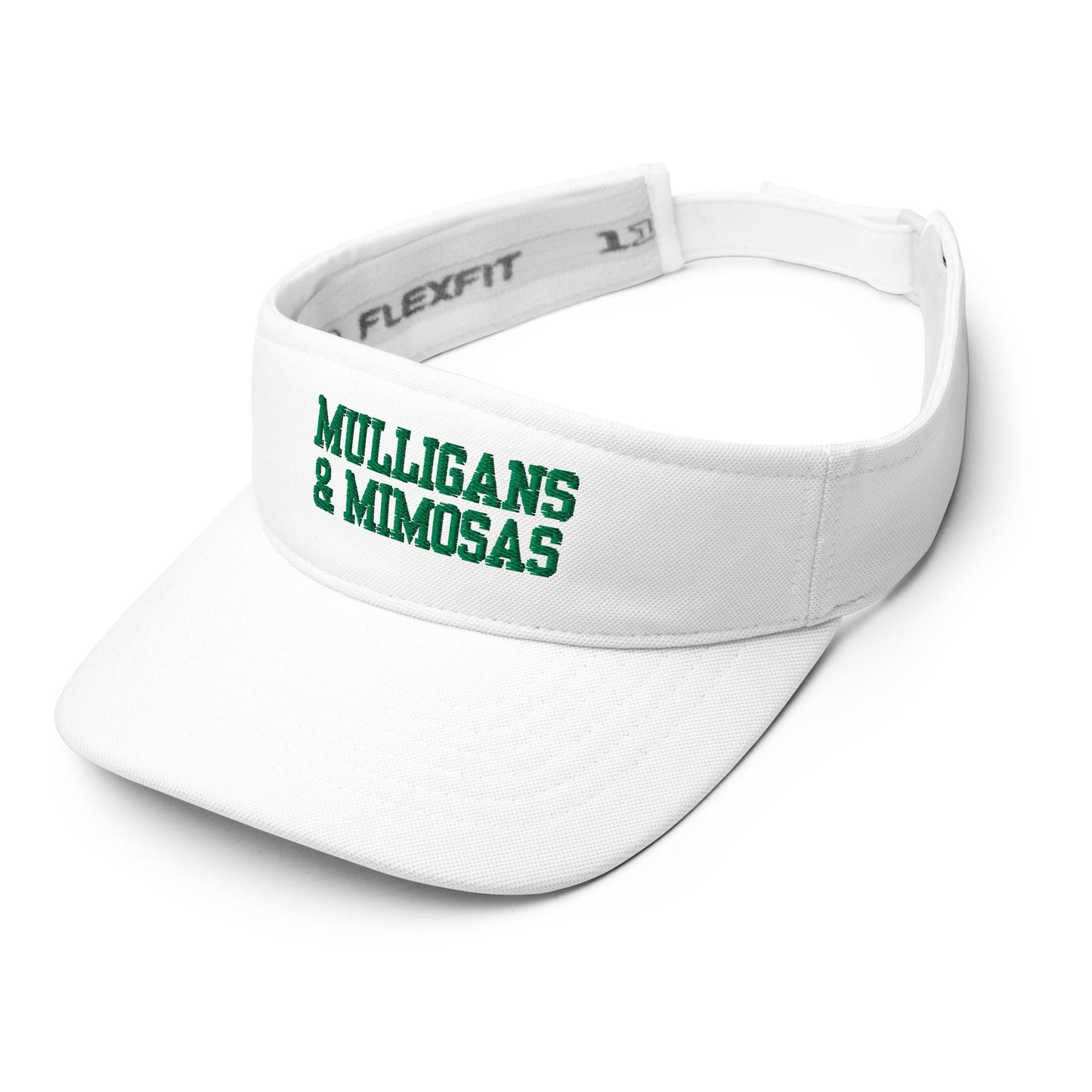Mulligans & Mimosas Embroidered Golf Visor for Women